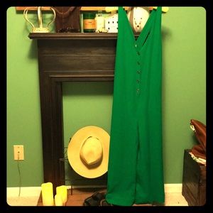 Kelly Green cotton Free People jumper